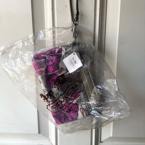 Coach Poppy Wristlet